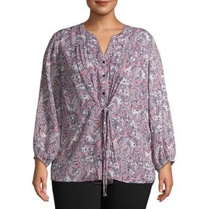 ⚡3/$10⚡Cinch waist blouse